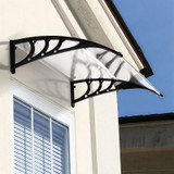 Nadstrešnica za vrata 120x80 cm od polikarbonata, krovna obloga ModernHome