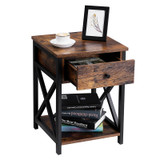 Stol, ormar s ladicom, rustikalni stil