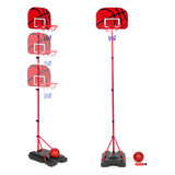 Košarkaški stalak s obručem za djecu, podesiva visina, pumpa za loptu