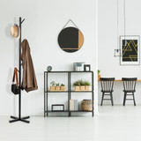 Samostojeća metalna vješalica za kapute sa 7 kuka, 177 cm, ModernHome