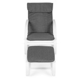 Stolica za ljuljanje- s osloncem za noge za dnevni boravak ModernHome