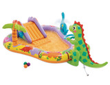 Bazen za dječje vodeno igralište 201x157x69 cm tobogan fontana dinosaur INTEX 56139
