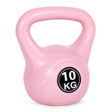Kettlebell 10 kg za vježbanje, bučica, lopta s utezima, opterećenje za fitness, roza, ModernHome