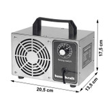Generator ozona, pročišćivač zraka, 60 g/h, timer, 120 W