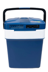 Prijenosni hladnjak za automobil, 29L, 220-240V DC12V, funkcija grijanja, besplatni uložak, plavi