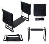 Sklopiva vrtna stolica za klečanje, pojas za alat, 2 organizatora