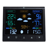Bežična meteorološka stanica s pozadinskim osvjetljenjem, vanjskim senzorom, LCD zaslonom, termometrom, barometrom i satom