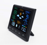 Bežična meteorološka stanica s pozadinskim osvjetljenjem, vanjskim senzorom, LCD zaslonom, termometrom, barometrom i satom