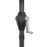 Sklopivi vrtni balkonski suncobran, podesivi, 210 cm, bež