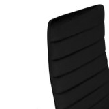 Stolice s konturiranim naslonom - CRNI BARŠUN - Set od 4