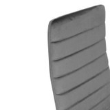 Stolice s konturiranim naslonom - SIVI BARŠUN - Set od 4