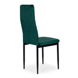 Stolice s konturiranim naslonom - ZELENI BARŠUN - Set od 4