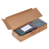 Stolice s konturiranim naslonom - PLAVI BARŠUN - Set od 4