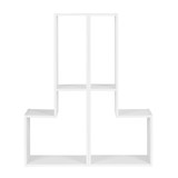 Moderna modularna geometrijska polica za knjige – Ormarić s 4 police ModernHome