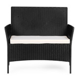 Vrtni namještaj – stol, klupa, fotelje crne boje MultiGarden