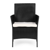 Vrtni namještaj – stol, klupa, fotelje crne boje MultiGarden