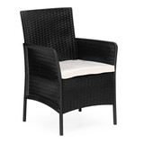 Vrtni namještaj – stol, klupa, fotelje crne boje MultiGarden