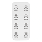 Moderni samostojeći podni ventilator bez lopatica 60W – 3 načina rada, daljinski upravljač, timer, LED rasvjeta