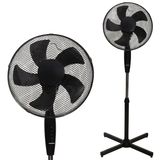 Samostojeći podni ventilator 45W – 3 načina rada, 5 lopatica, crni