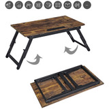 Stalak za laptop 60x35 cm – Sklopivi stolić rustikalnog stila