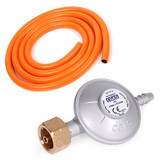 Plinski grijač za terasu 9 kW sa staklenom cijevi za vrt, regulatorom, crijevom i poklopcem MultiGarden