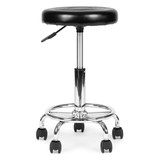 Okretna stolica, kozmetička medicinska, podesiva, crna, moderna za dom