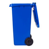 Kanta za smeće 120L Plavi papir s gumenim kotačima