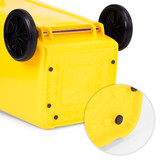 Set od 3 kante za smeće, 3 x 120 l, plave, zelene, žute, papirne, staklene, plastične s gumenim kotačima