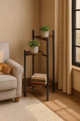 Stojeći stalak za biljke za cvijeće, dekoracije, 3 razine, Loft ModernHome