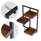 Zidni stalak za biljke, viseća polica za cvijeće, ukrasi, 3 razine, Loft ModernHome