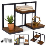 Zidni stalak za biljke, viseća polica za cvijeće, ukrasi, 3 razine, Loft ModernHome