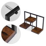 Zidni stalak za biljke, viseća polica za cvijeće, ukrasi, 3 razine, Loft ModernHome