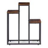 Stojeći stalak za biljke za cvijeće, ukrasi, 3 police, Loft ModernHome