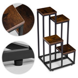 Stojeći stalak za biljke za cvijeće s 4 police, Loft ModernHome