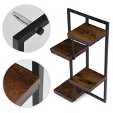 Zidni stalak za biljke, viseća polica za cvjetne ukrase, 4 razine, Loft ModernHome