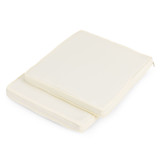 Vrtni namještaj, 2 fotelje + stol, kaljeno staklo, smeđe, MultiGarden