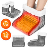 Električni grijač za stopala s daljinskim upravljačem, 10 stupnjeva grijanja, tamno siva, ModernHome