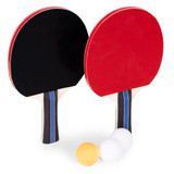 Set za stolni tenis 2 reketa za stolni tenis + 3 loptice