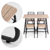 Set namještaja za blagovaonicu Stol + 4 stolice PARIS ModernHome