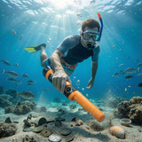 Vodootporni ručni detektor metala s pinpointerom i LED svjetiljkom