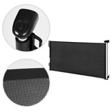 Zaštitna uvlačna sigurnosna vrata 160 cm za stepenice i vrata crna ECOTOYS