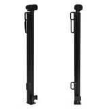 Zaštitna uvlačna sigurnosna vrata 160 cm za stepenice i vrata crna ECOTOYS