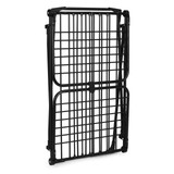 Stojeći stalak za sušenje odjeće i rublja 25 metara, 4 sklopiva krila, crni