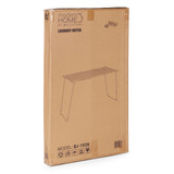 Stojeći stalak za sušenje odjeće, teleskopski, 19 metara, sklopivi, crni