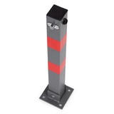 Sklopivi parkirni stupić 60 cm s ključem i reflektirajućim trakama