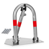 Sklopiva parkirna brava 45 cm s lokotom i reflektirajućim trakama