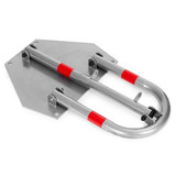 Sklopiva parkirna brava 45 cm s lokotom i reflektirajućim trakama