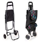 Kolica za kupovinu s torbom 30 litara, sklopivo sjedalo, veliki kotači, ModernHome