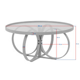 Stol za kavu Tokio - Orah