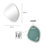 Ogledalo Aqua Soho - Prozirna